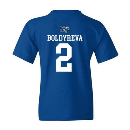 MTSU - NCAA Women's Basketball : Anastasiia Boldyreva - Youth T-Shirt Replica Shersey