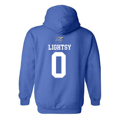 MTSU - NCAA Mens Basketball : IsiahLightsy - Hooded Sweatshirt Replica Shersey
