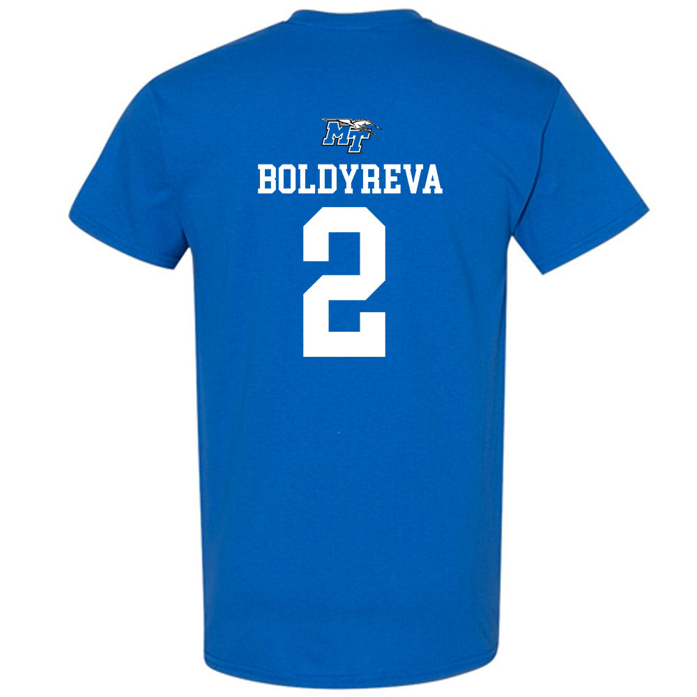 MTSU - NCAA Women's Basketball : Anastasiia Boldyreva - T-Shirt Replica Shersey