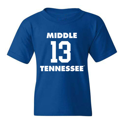 MTSU - NCAA Men's Basketball : Chris Loofe - Youth T-Shirt Replica Shersey