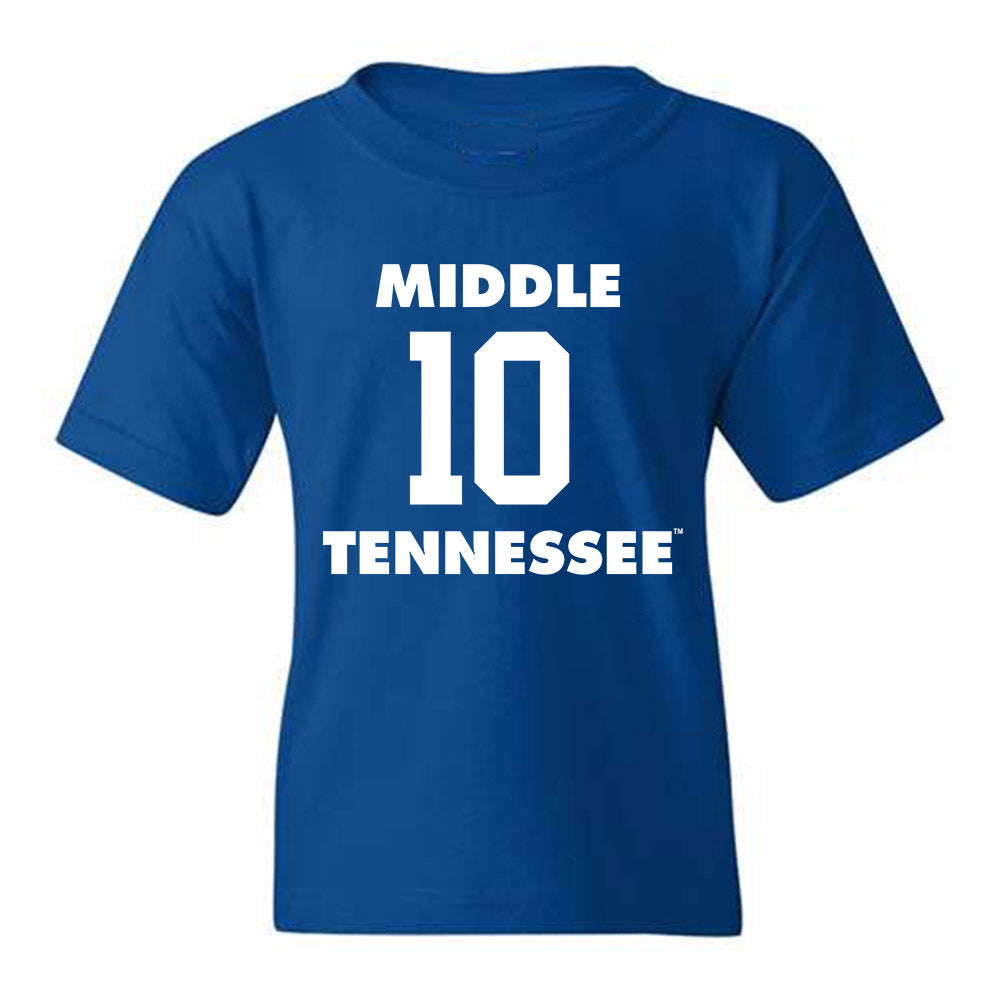 MTSU - NCAA Women's Basketball : Jalynn Gregory - Youth T-Shirt Replica Shersey