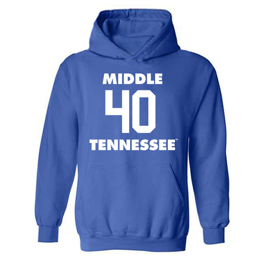 MTSU - NCAA Women's Basketball : Meioshe Mason - Hooded Sweatshirt Replica Shersey
