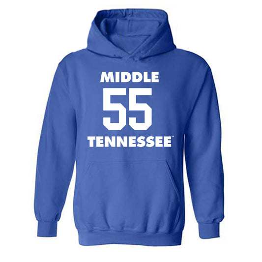 MTSU - NCAA Mens Basketball : JackJubenville - Hooded Sweatshirt Replica Shersey