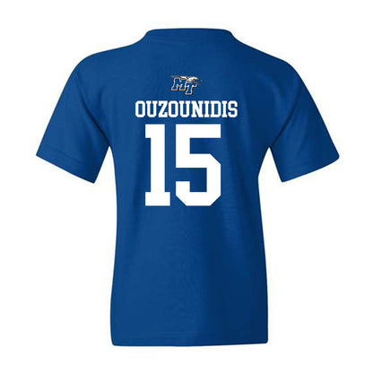 MTSU - NCAA Women's Soccer : Olivia Ouzounidis - Royal Replica Shersey Youth T-Shirt