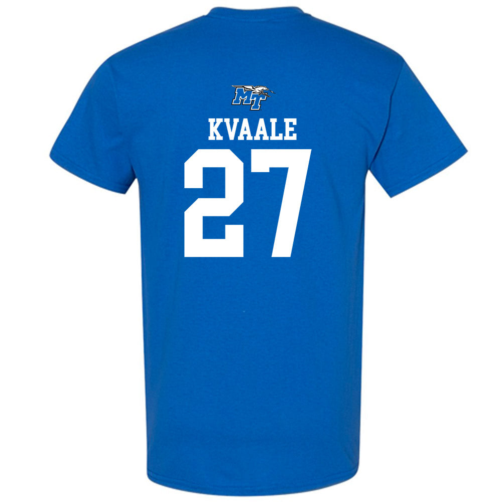 MTSU - NCAA Women's Soccer : Idun Kvaale - Royal Replica Shersey Short Sleeve T-Shirt