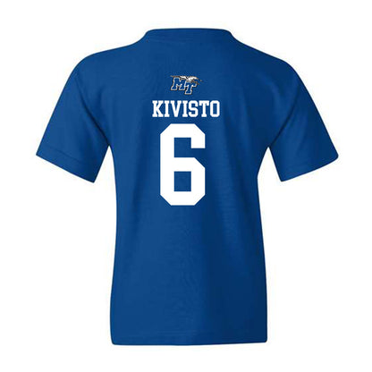 MTSU - NCAA Women's Soccer : Cambell Kivisto - Royal Replica Shersey Youth T-Shirt