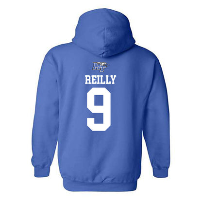 MTSU - NCAA Women's Soccer : Jackie Reilly - Royal Replica Shersey Hooded Sweatshirt