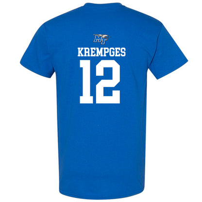 MTSU - NCAA Women's Soccer : Kadence Krempges - Royal Replica Shersey Short Sleeve T-Shirt