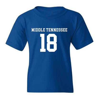 MTSU - NCAA Women's Soccer : Gabriela Shegota - Royal Replica Shersey Youth T-Shirt