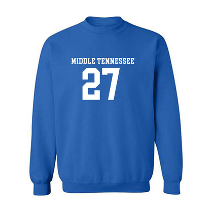 MTSU - NCAA Women's Soccer : Idun Kvaale - Royal Replica Shersey Sweatshirt