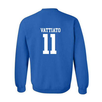 MTSU - NCAA Football : Nicholas Vattiato - Royal Replica Shersey Sweatshirt