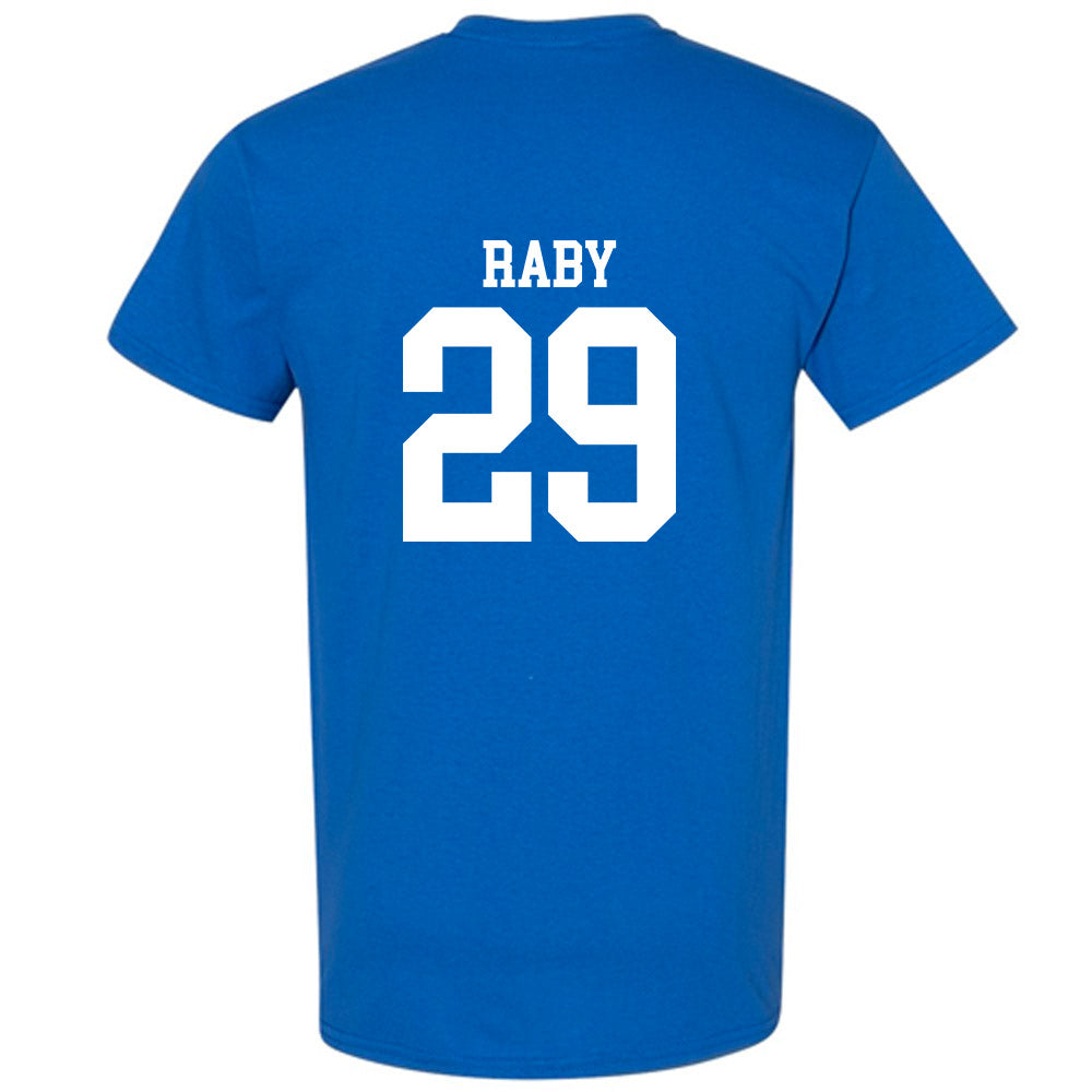 MTSU - NCAA Football : Tyrell Raby - Royal Replica Shersey Short Sleeve T-Shirt