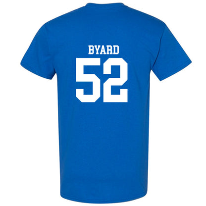 MTSU - NCAA Football : Muaaz Byard - Royal Replica Shersey Short Sleeve T-Shirt