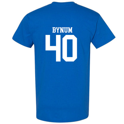 MTSU - NCAA Football : Anthony Bynum - Royal Replica Shersey Short Sleeve T-Shirt