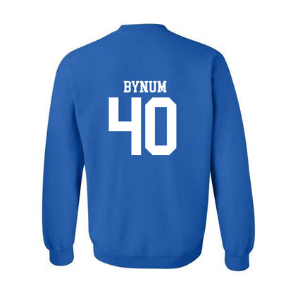 MTSU - NCAA Football : Anthony Bynum - Royal Replica Shersey Sweatshirt