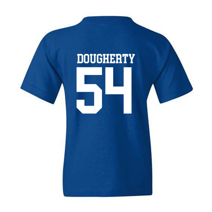 MTSU - NCAA Football : Connor Dougherty - Royal Replica Shersey Youth T-Shirt