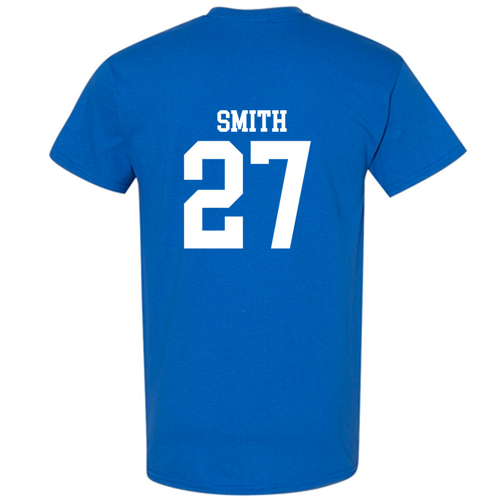 MTSU - NCAA Football : Rickey Smith - Royal Replica Shersey Short Sleeve T-Shirt