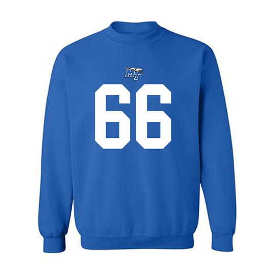 MTSU - NCAA Football : Daniel Gonzalez - Crewneck Sweatshirt Replica Shersey