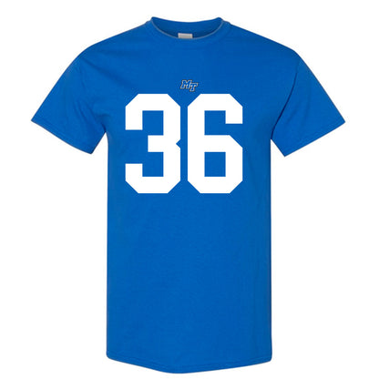 MTSU - NCAA Football : Justus Chadwick - Royal Replica Shersey Short Sleeve T-Shirt