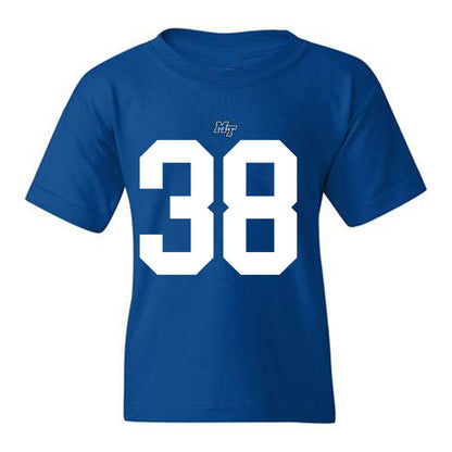 MTSU - NCAA Football : ZaBrien Harden - Royal Replica Shersey Youth T-Shirt