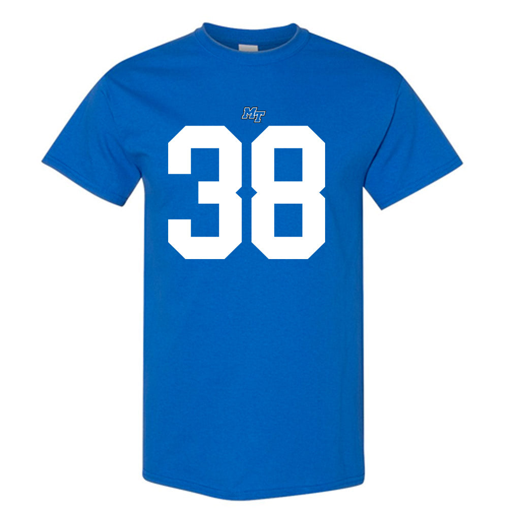 MTSU - NCAA Football : ZaBrien Harden - Royal Replica Shersey Short Sleeve T-Shirt