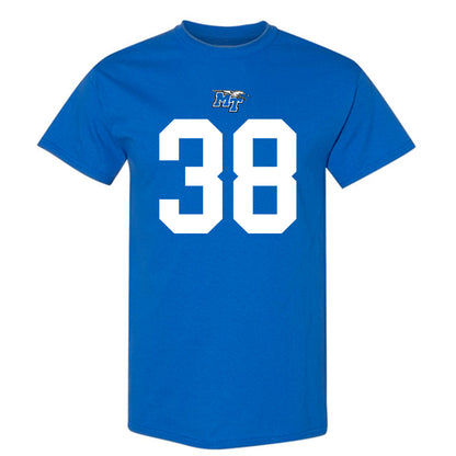 MTSU - NCAA Football : ZaBrien Harden - Royal Replica Shersey Short Sleeve T-Shirt