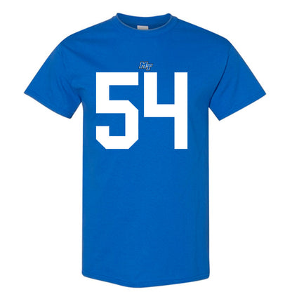 MTSU - NCAA Football : Connor Dougherty - Royal Replica Shersey Short Sleeve T-Shirt