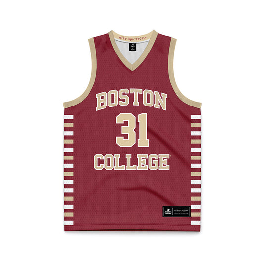 Boston College - NCAA Men's Basketball : Elijah Strong - Basketball Jersey