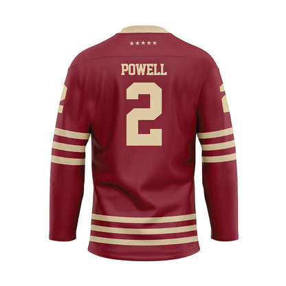 Boston College - NCAA Men's Ice Hockey : Eamon Powell - Maroon Ice Hockey Jersey