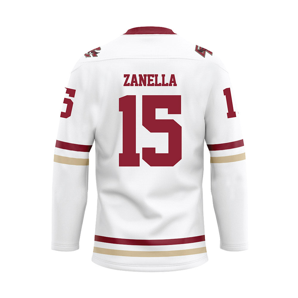 Boston College - NCAA Women's Ice Hockey : Carson Zanella - White Jersey