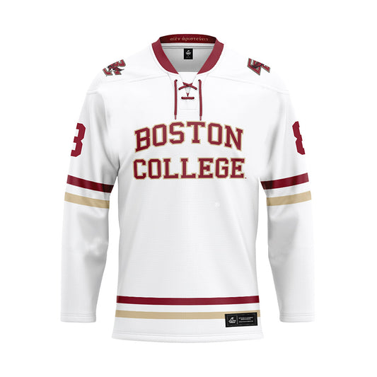 Boston College - NCAA Women's Ice Hockey : Grace Campbell - White Jersey