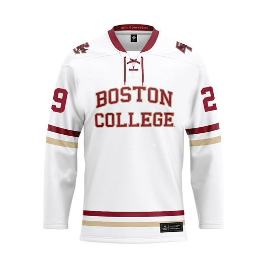 Boston College - NCAA Women's Ice Hockey : Bailey Callaway - White Jersey