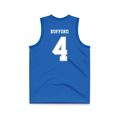 MTSU - NCAA Men's Basketball : Justin Bufford - Blue Basketball Jersey