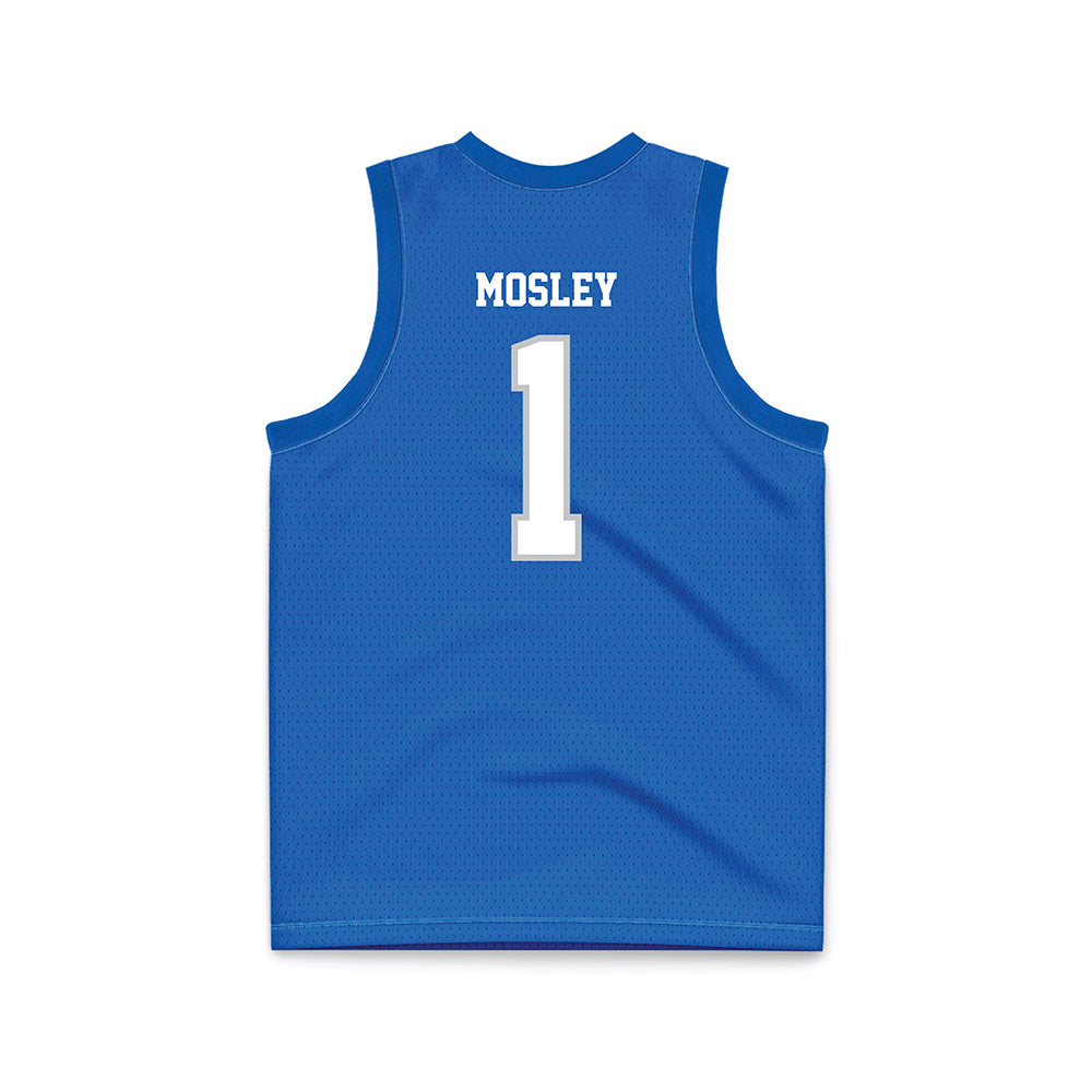 MTSU - NCAA Men's Basketball : Ty Mosley - Basketball Jersey Blue