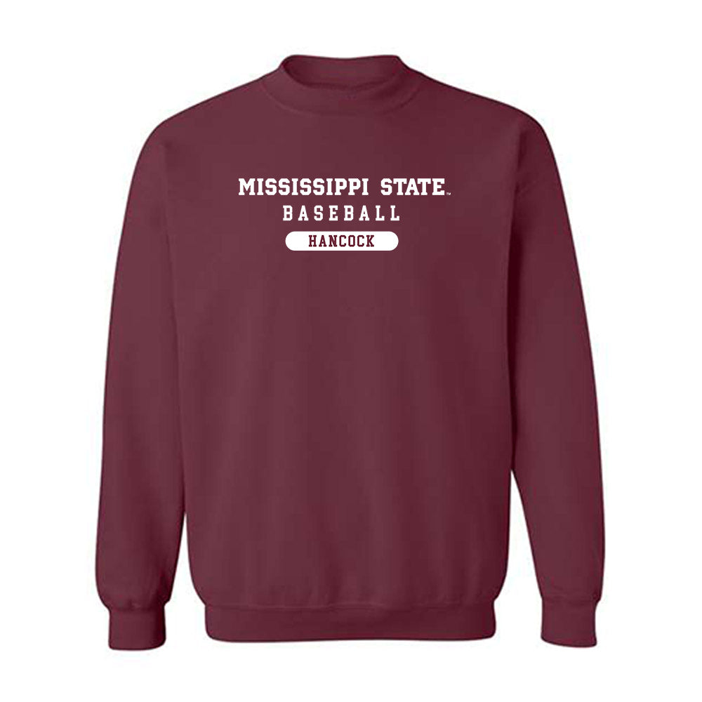 Mississippi State - NCAA Baseball : Luke Hancock - Crewneck Sweatshirt Classic Shersey