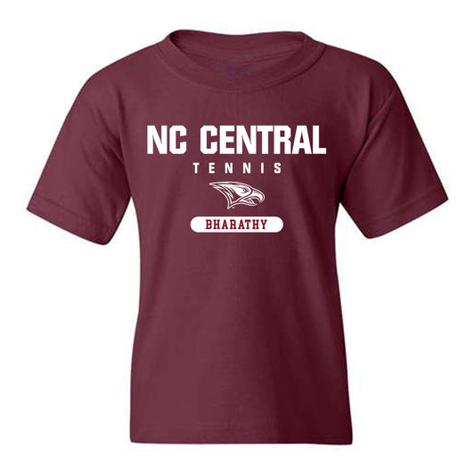NCCU - NCAA Men's Tennis : Naresh Bharathy - Classic Shersey Youth T-Shirt