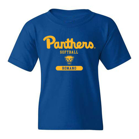 Pittsburgh - NCAA Softball : Adriana Romano - Youth T-Shirt Classic Shersey