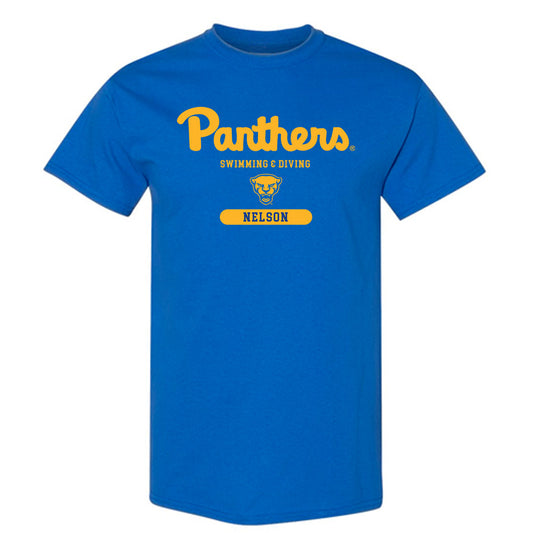 Pittsburgh - NCAA Men's Swimming & Diving : Jensen Nelson - T-Shirt Classic Shersey