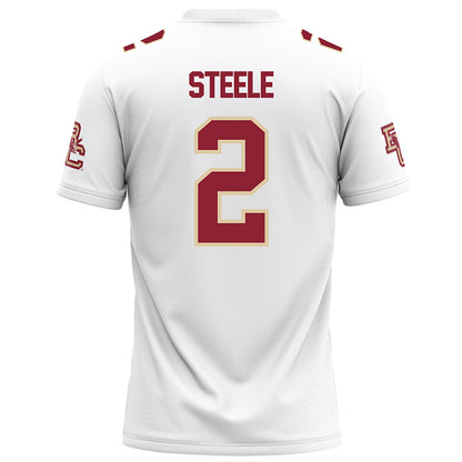 Boston College - NCAA Football : Bryce Steele - White Jersey