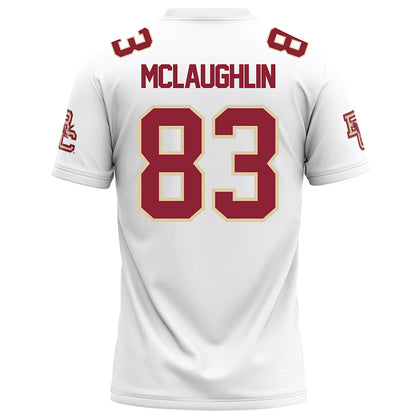 Boston College - NCAA Football : Luke McLaughlin - White Jersey