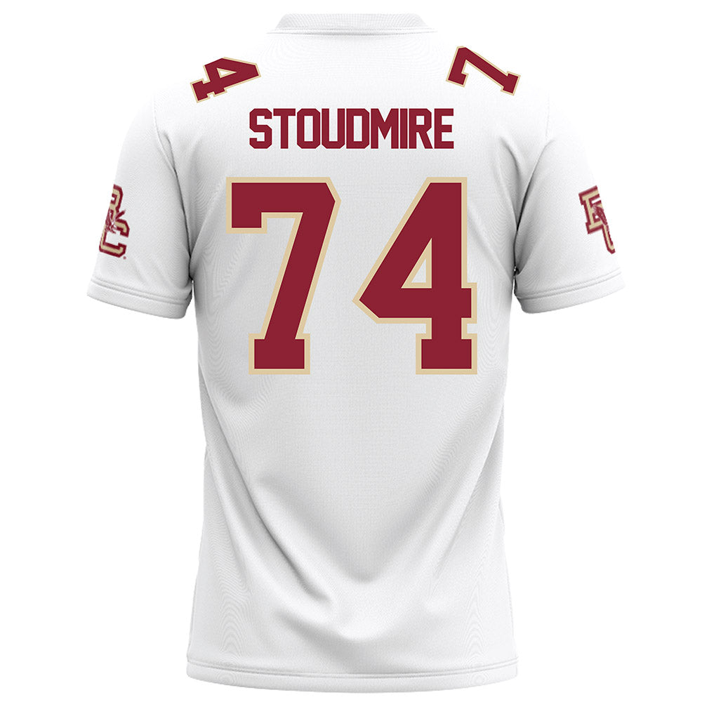 Boston College - NCAA Football : Owen Stoudmire - White Jersey