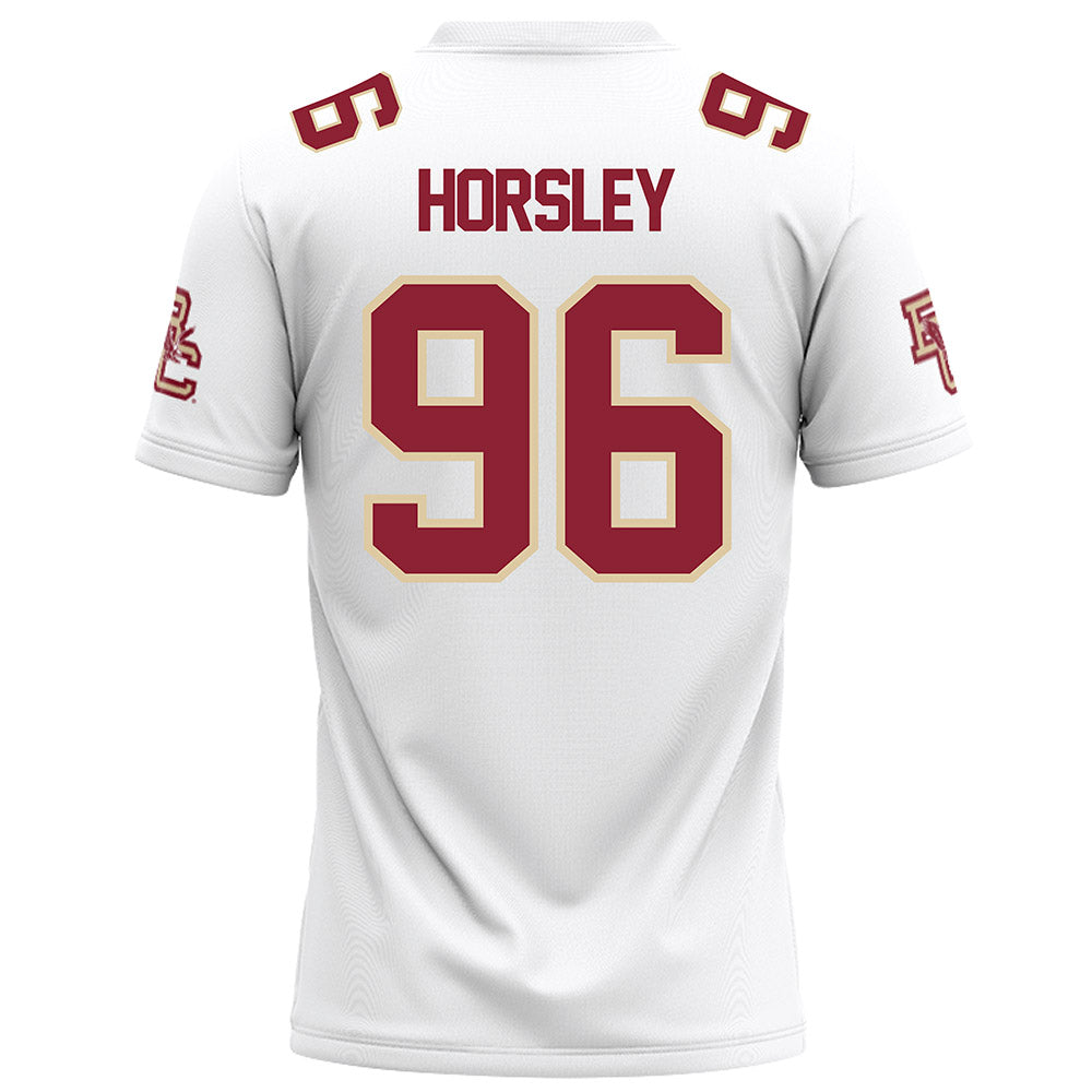 Boston College - NCAA Football : Cam Horsley - White Jersey