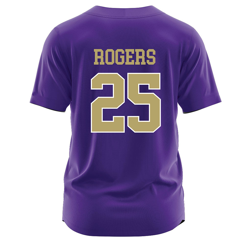 JMU - NCAA Softball : Lexi Rogers - Purple Softball Jersey