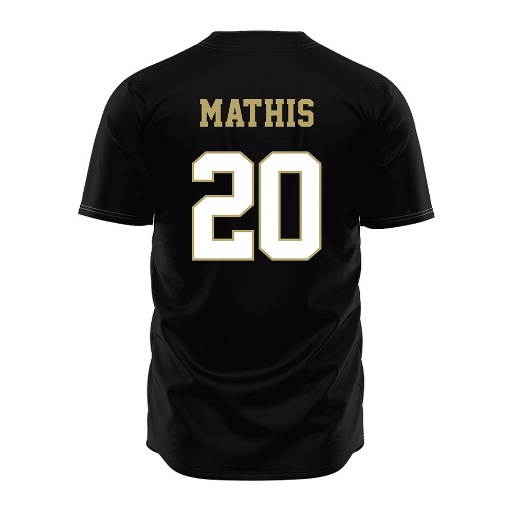 JMU - NCAA Softball : Kk Mathis - Black Softball Jersey