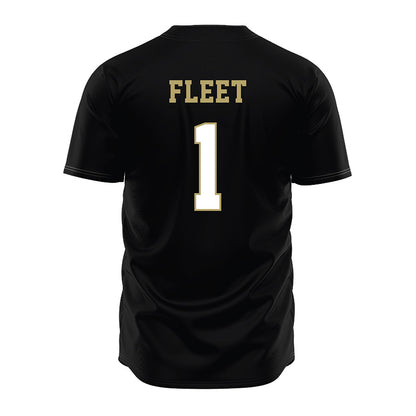 JMU - NCAA Softball : Kirsten Fleet - Black Softball Jersey