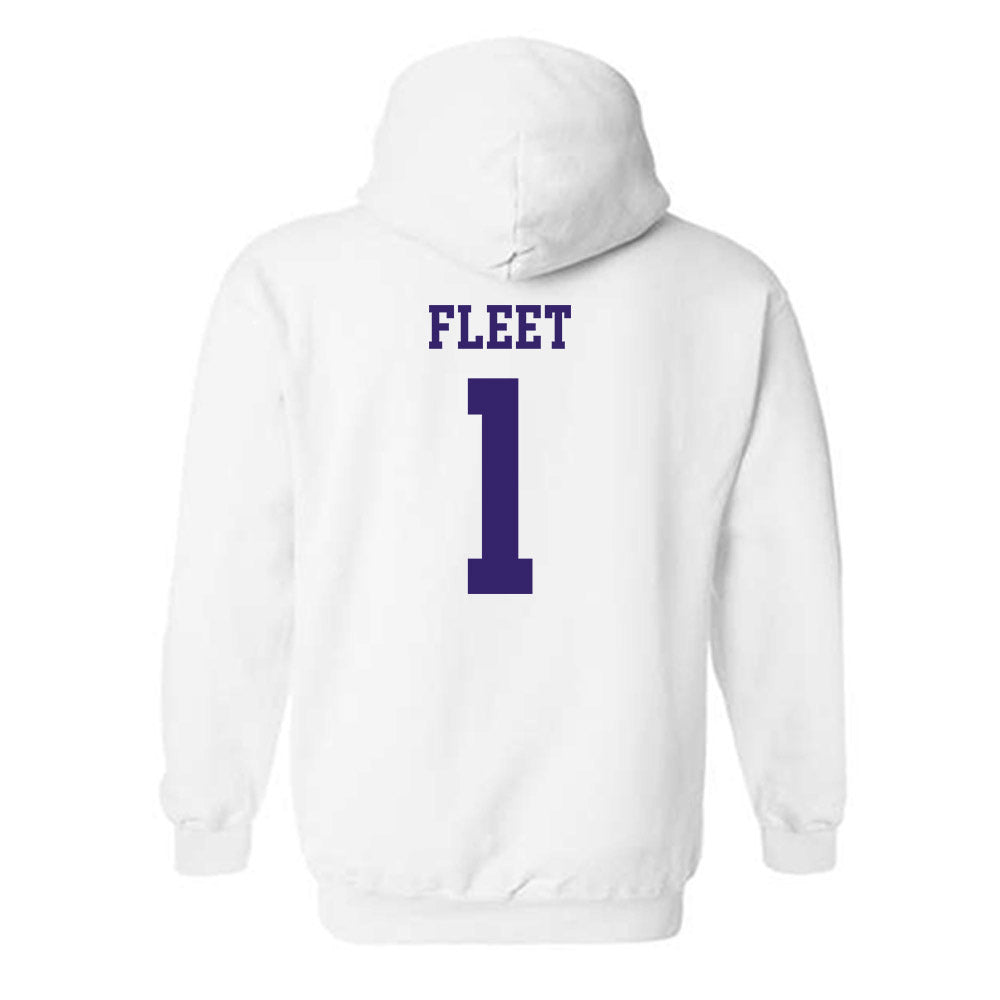 JMU - NCAA Softball : Kirsten Fleet - Hooded Sweatshirt Replica Shersey