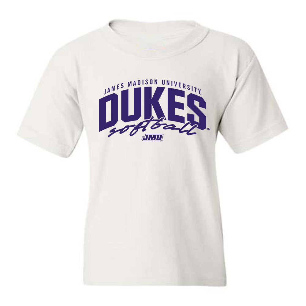 JMU - NCAA Softball : Kirsten Fleet - Youth T-Shirt Replica Shersey