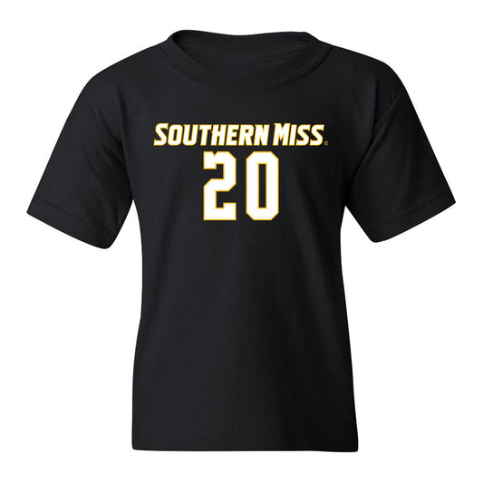 Southern Miss - NCAA Women's Soccer : Tay Collum - Shersey Youth T-Shirt