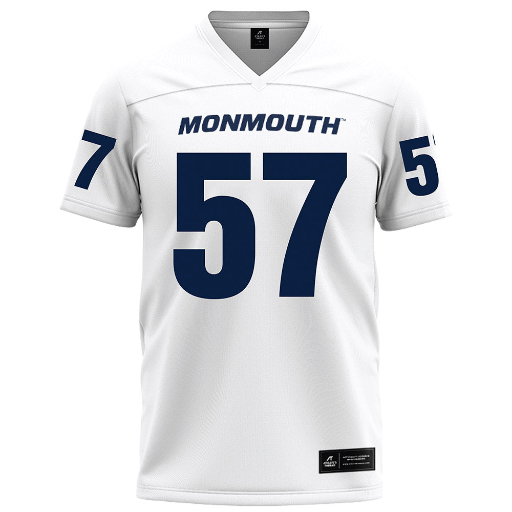 Monmouth - NCAA Football : Bryce Rooks - White Jersey