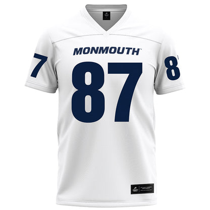 Monmouth - NCAA Football : Sean Fleming - White Jersey